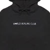 World Healing Club Mono-Embroidered Hoodie - Black