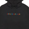 World Healing Club Multi-Embroidered Hoodie - Black