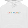 Love Yourself Multi-Embroidered Hoodie - White