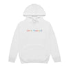 Love Yourself Multi-Embroidered Hoodie - White