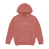 Be Someone Who Makes You Happy Hoodie Embroidered - Dusty Rose