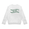 Shout Out to My Therapist Crewneck Sweatshirt - White