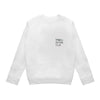 Shout Out to My Therapist Crewneck Sweatshirt - White