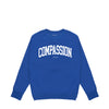 Compassion Crewneck Sweatshirt Collegiate - Royal Blue