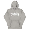 Compassion Hoodie Collegiate Embroidered - Carbon Grey