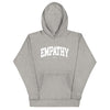 Empathy Hoodie Collegiate Embroidered - Carbon Grey