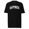 Happiness T-Shirt Collegiate Unisex - Black