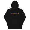 Compassion Hoodie Embroidered - Black