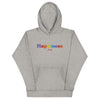 Happiness Hoodie Embroidered - Carbon Grey