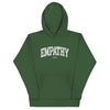 Empathy Hoodie Collegiate Embroidered - Forest Green