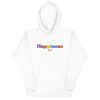 Happiness Hoodie Embroidered - White