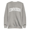 Compassion Crewneck Sweatshirt Collegiate - Carbon Grey