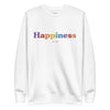 Happiness Crewneck Sweatshirt - White